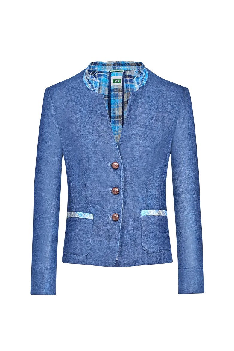 g-ssl-freizeitjacke-aus-leinen-double-blau-mit-lederknopf image 1