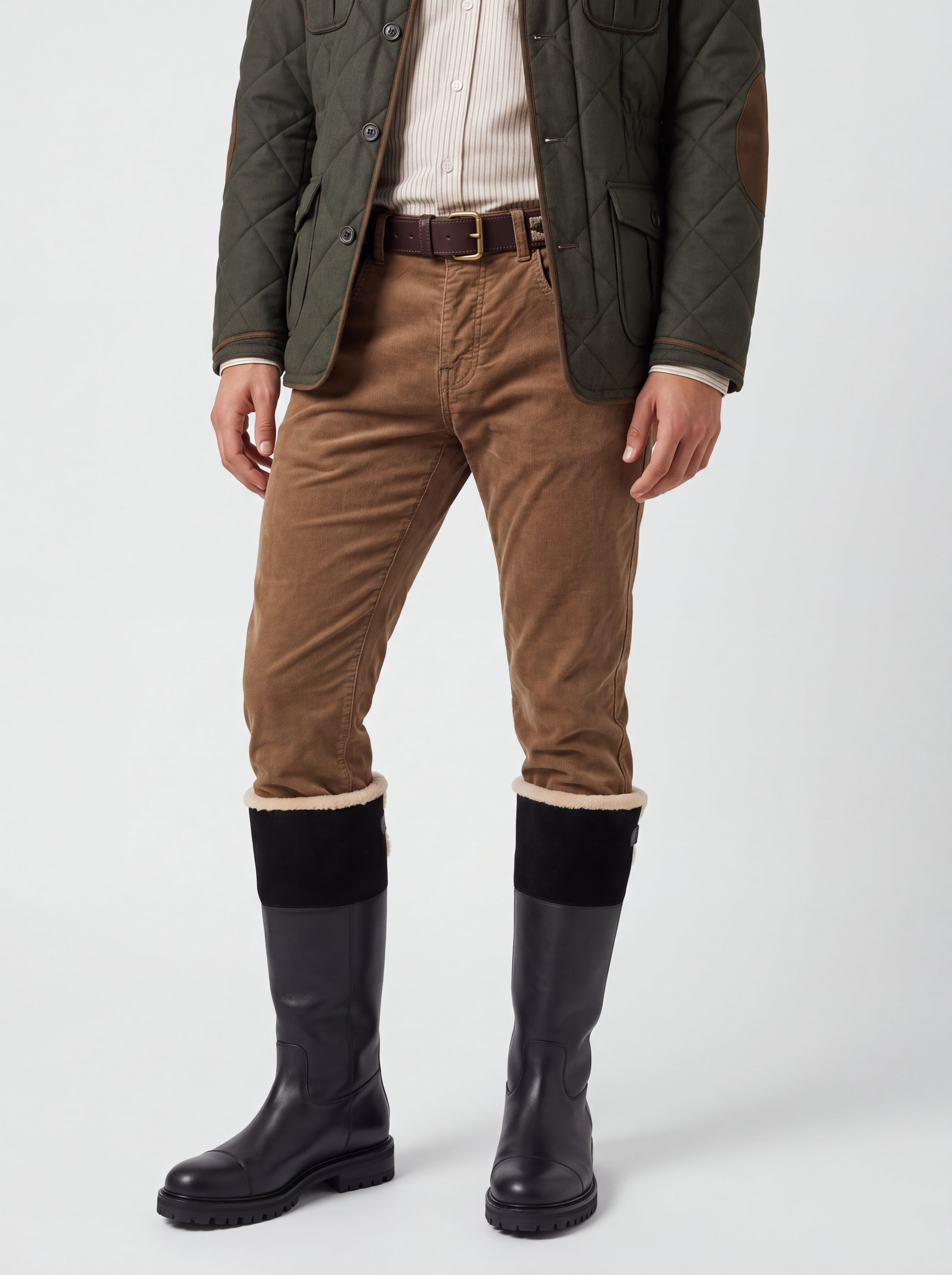 g-ssl-5-pocket-hose-herren-aus-stretch-baumwolle-mit-lampassenband image 5