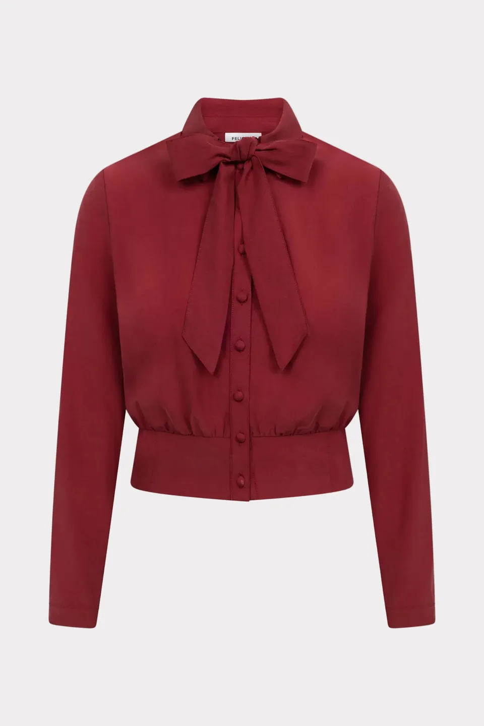 felicitas-damen-bluse-bala-cupro-baumwolle-schleife image 1