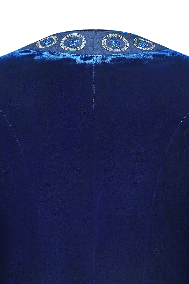 g-ssl-medaillon-jacke-aus-viskosesamt-blau-mit-seidenfutter image 4
