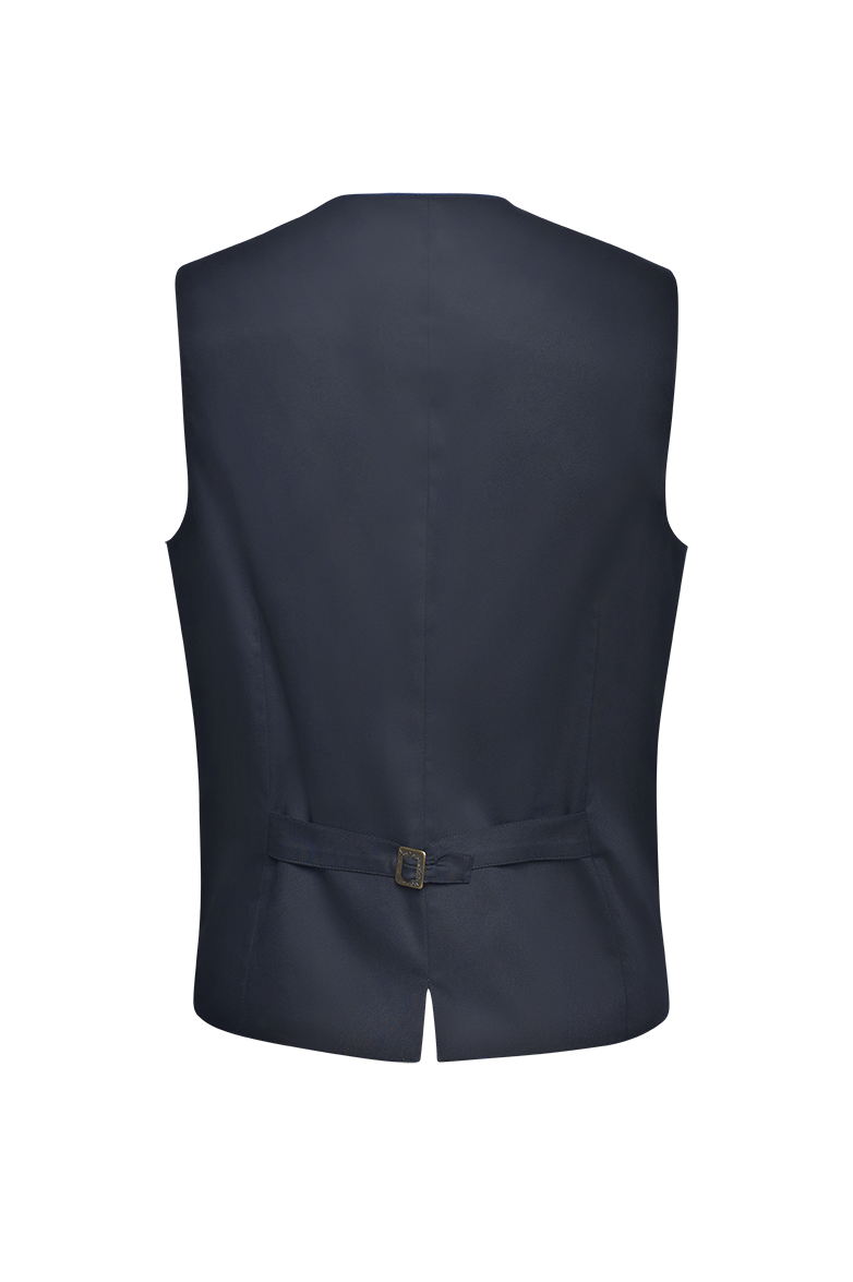 g-ssl-leinengilet-herren-weste-v-ausschnitt-blau image 2