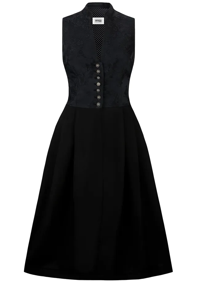 stockerpoint-dirndl-lauryin-midi-schwarz-ohne-sch-rze image 1