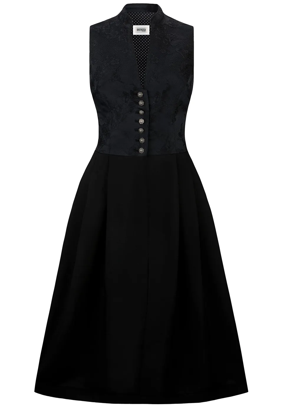 stockerpoint-dirndl-lauryin-midi-schwarz-ohne-sch-rze image 1