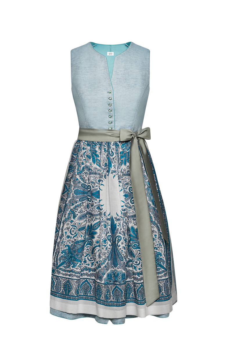 g-ssl-jacquard-dirndl-baumwolle-leinen-blau-70-cm-damen image 3