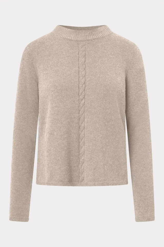 felicitas-damen-strick-pullover-palina-wollmischung-zopfmuster image 1