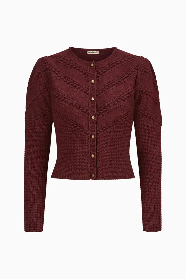 gottseidank-damenstrickjacke-ophelia-im-zopfmuster-kastenform image 1