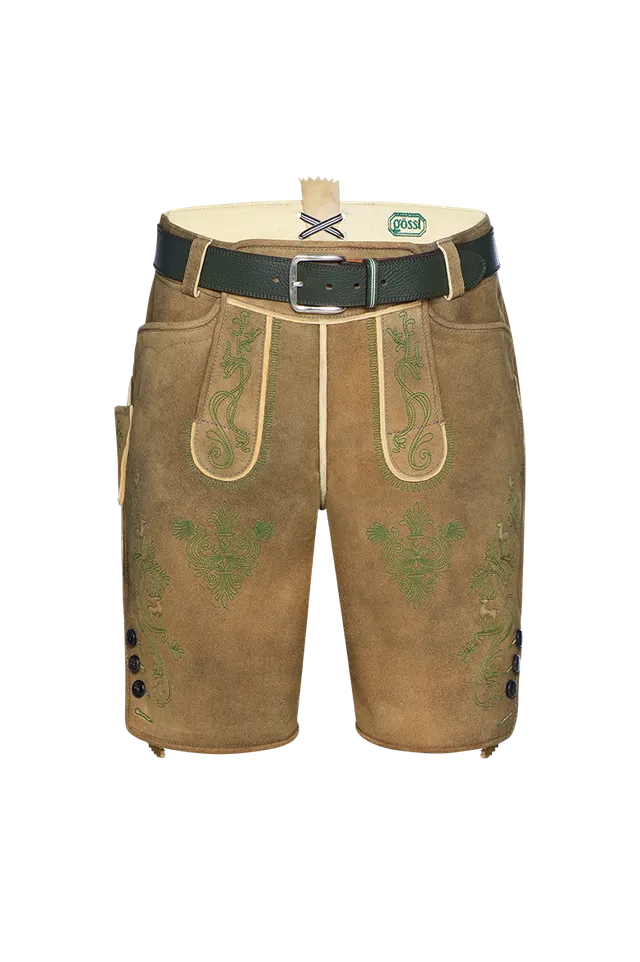 g-ssl-ausseer-lederhose-herren-hirschleder-mittelbraun image 1