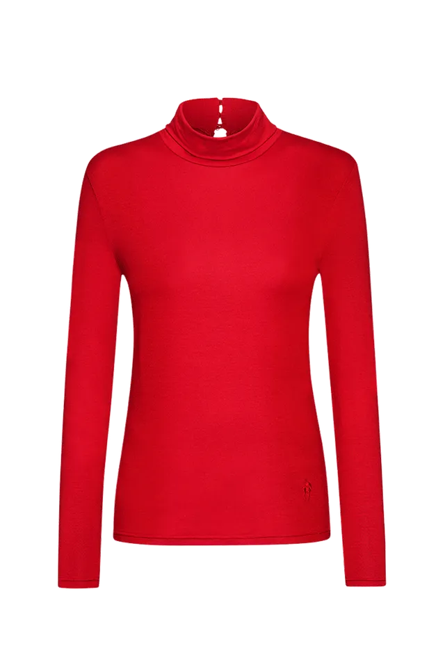 g-ssl-dirndl-rolli-rot-mit-rollkragen-und-gamserl image 1