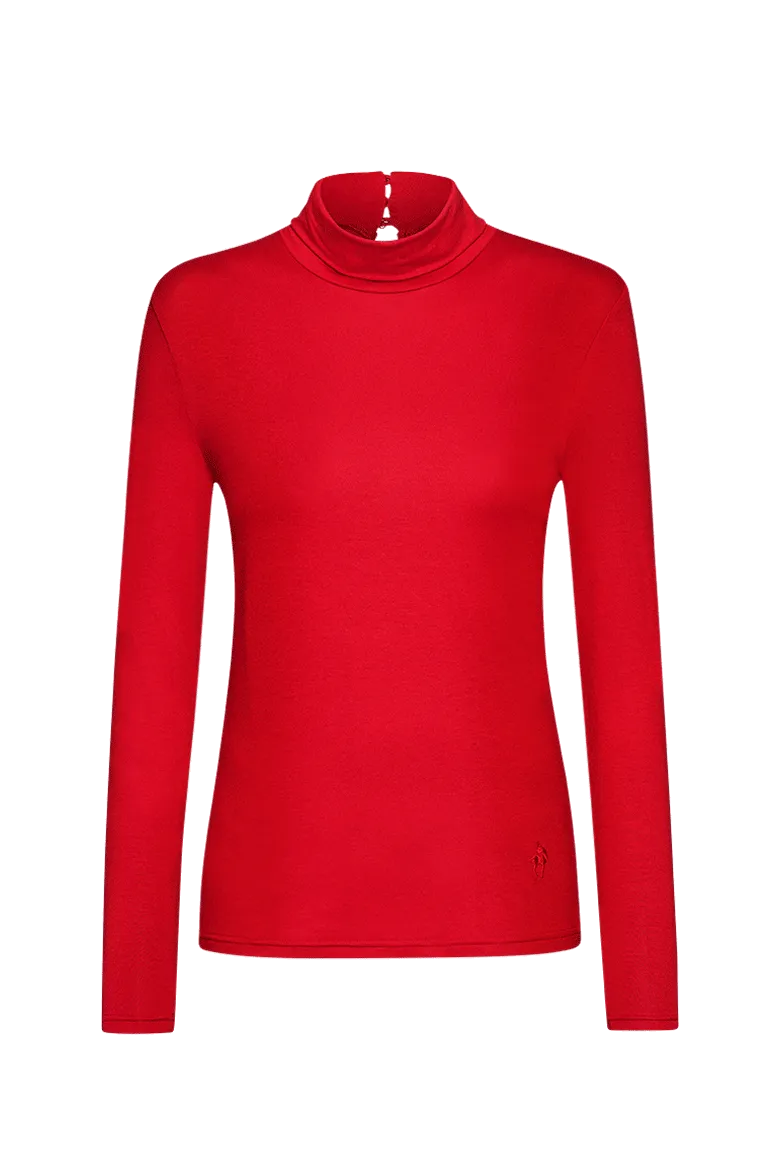 g-ssl-dirndl-rolli-rot-mit-rollkragen-und-gamserl image 1