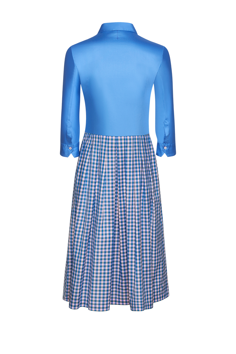 g-ssl-henndorfer-karo-kleid-hemdblusen-kleid-blau image 2