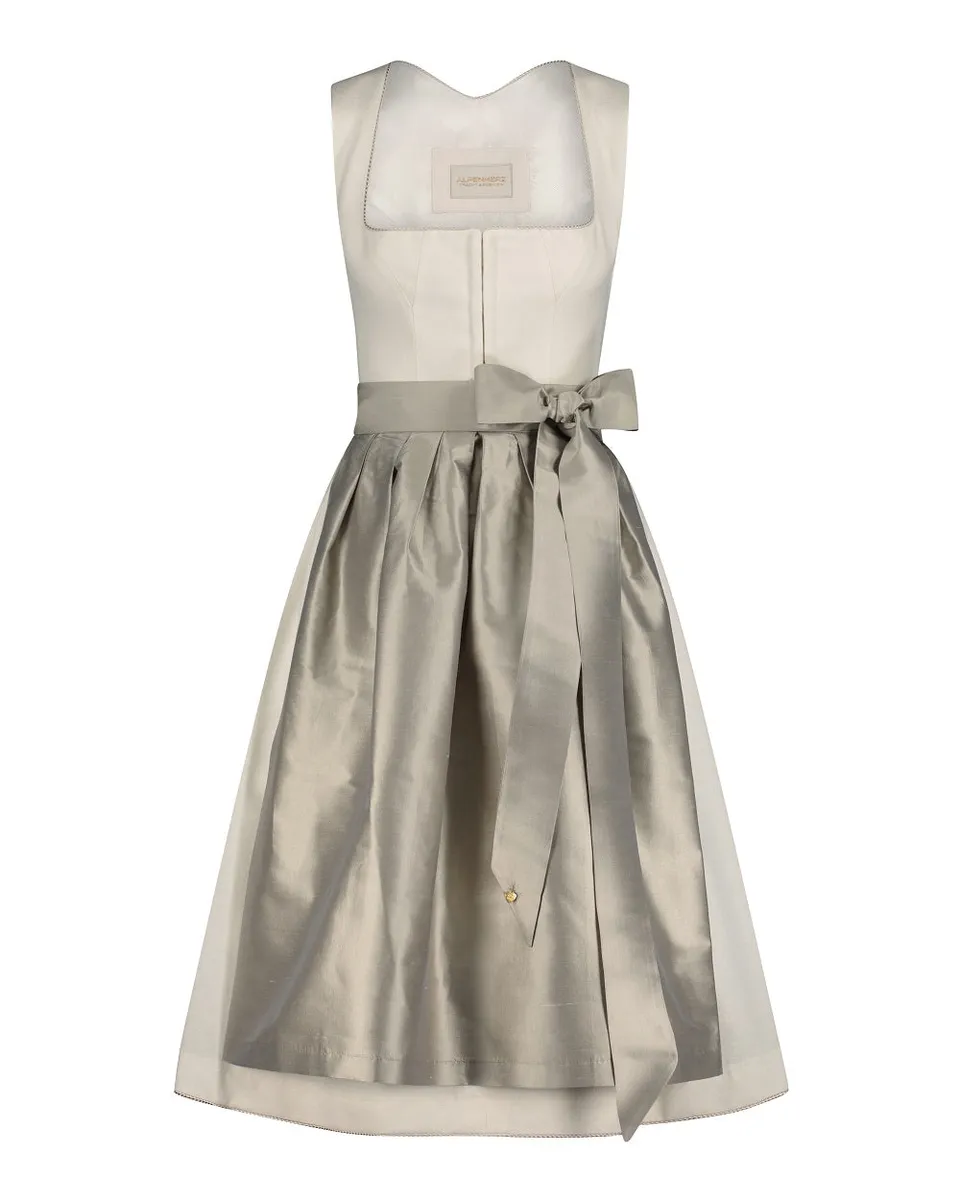 alpenherz-dirndl-jula-hochzeit-brautdirndl-ecrue-mit-seidensch-rze image 1