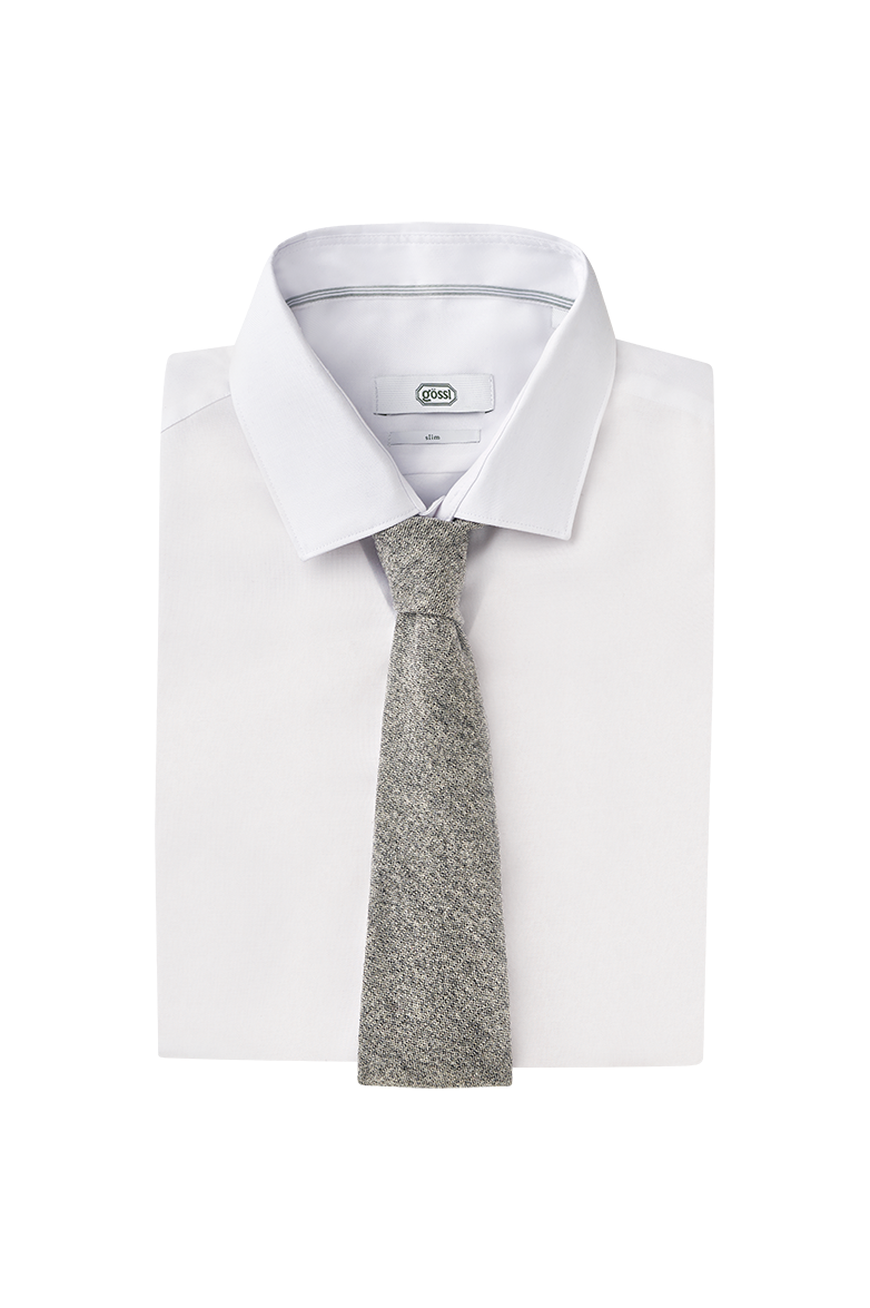 g-ssl-schladminger-krawatte-schmal-aus-loden-grau-schwarz image 1