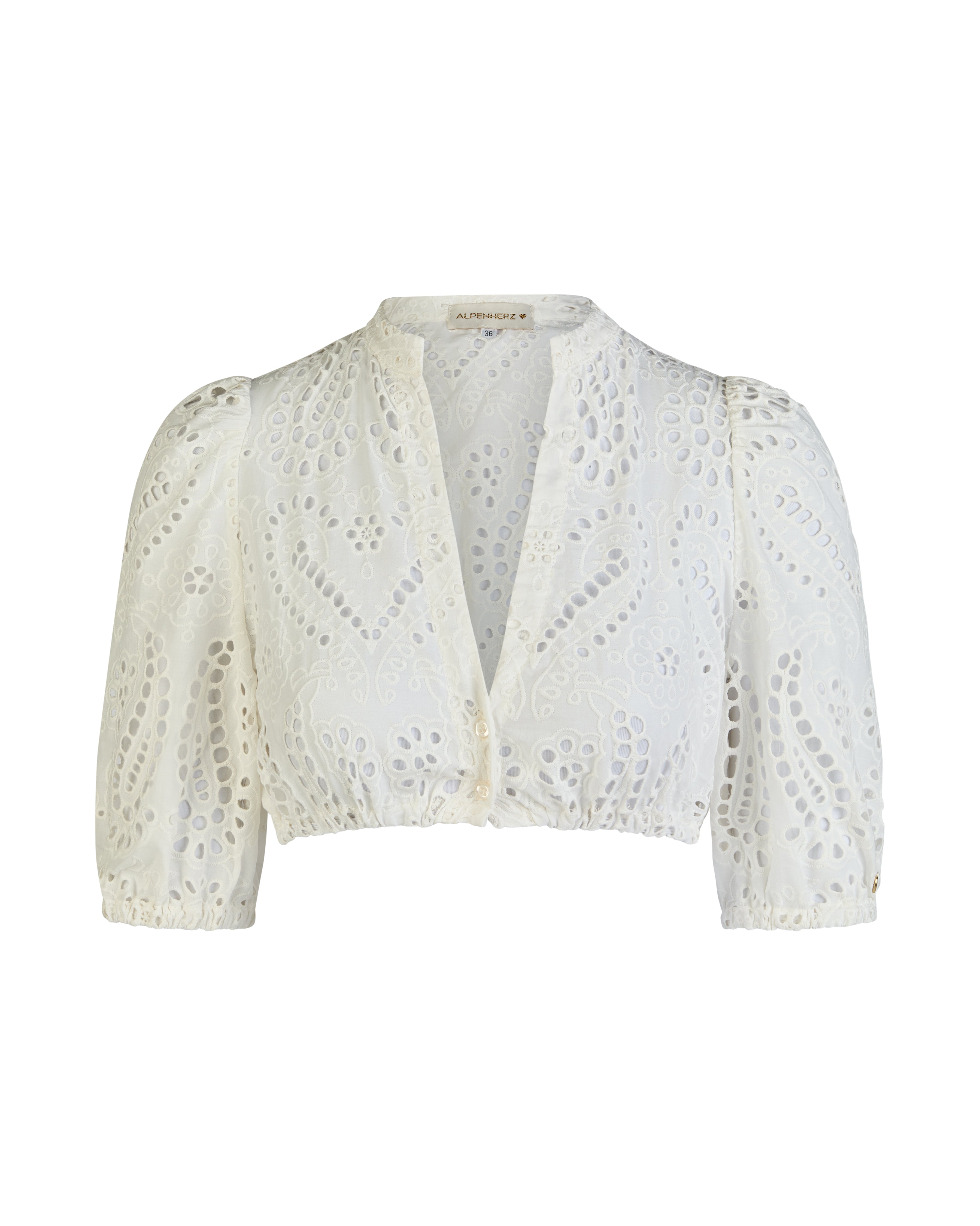 alpenherz-bluse-alva-ecru-spitzen-dirndlbluse-kurzarm image 1