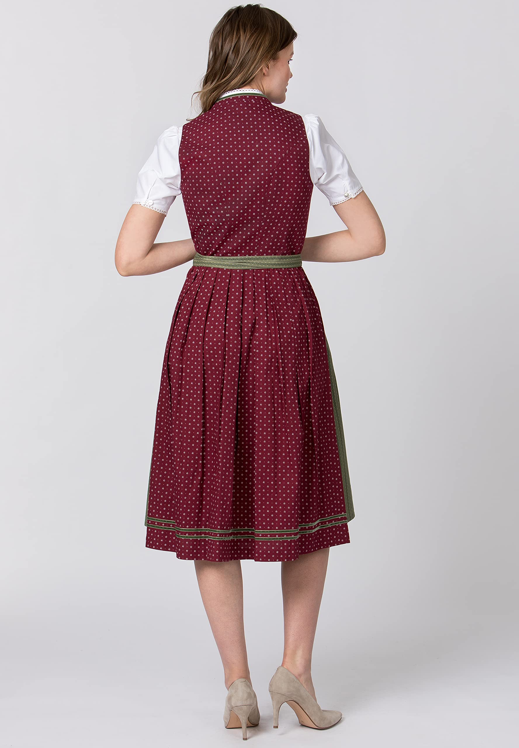 stockerpoint-bella-midi-dirndl-bordeaux-blumendruck-1er-pack image 4