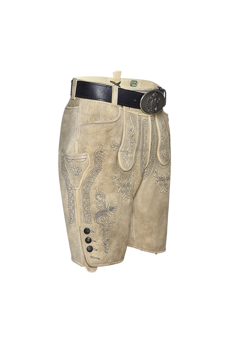 g-ssl-7-nahtige-lederhose-herren-reich-bestickte-hirschlederhose-hell-mit-s-ckle image 2