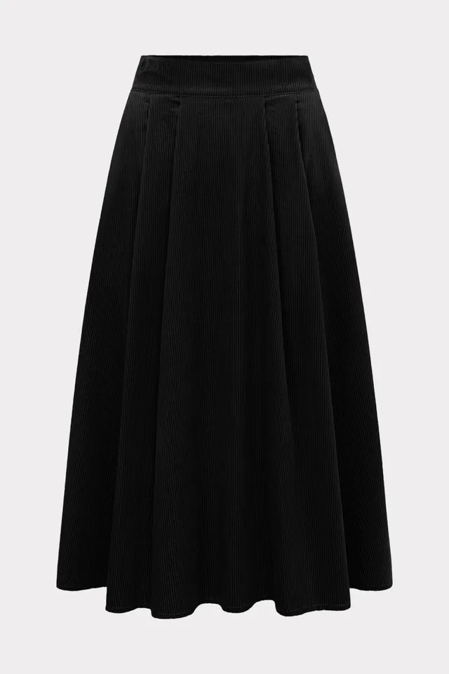 felicitas-cordrock-rosalia-damen-baumwoll-cord-faltenrock-lang image 1