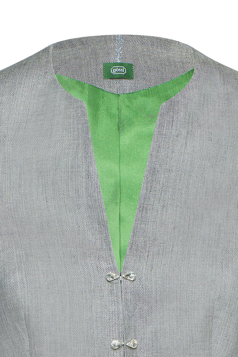 g-ssl-lichterglanz-leinenjacke-damen-grau-mit-strass image 3