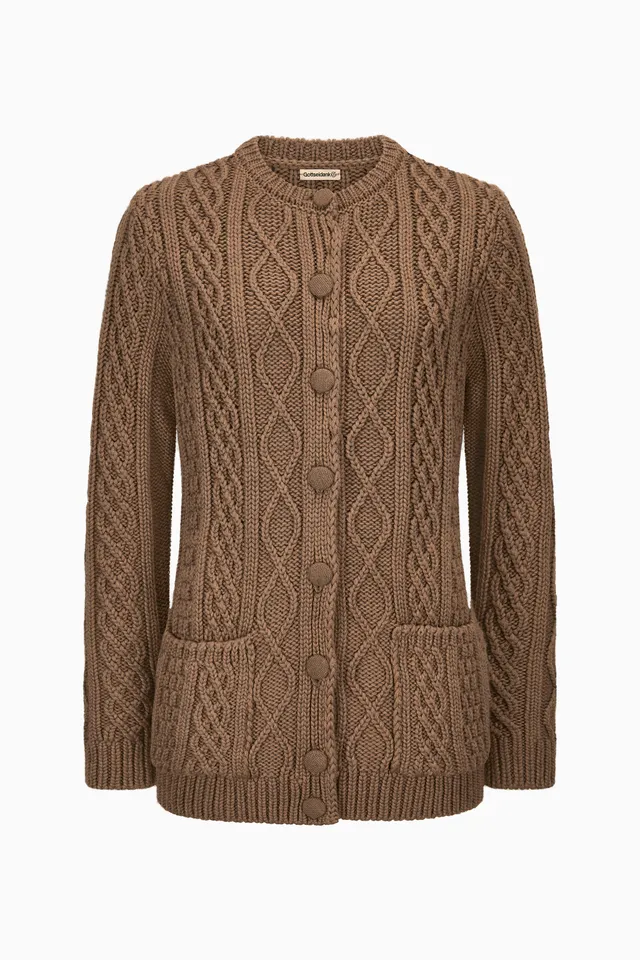 gottseidank-damenstrickjacke-ren-e-trachtenjacke-mit-zopfmuster image 1