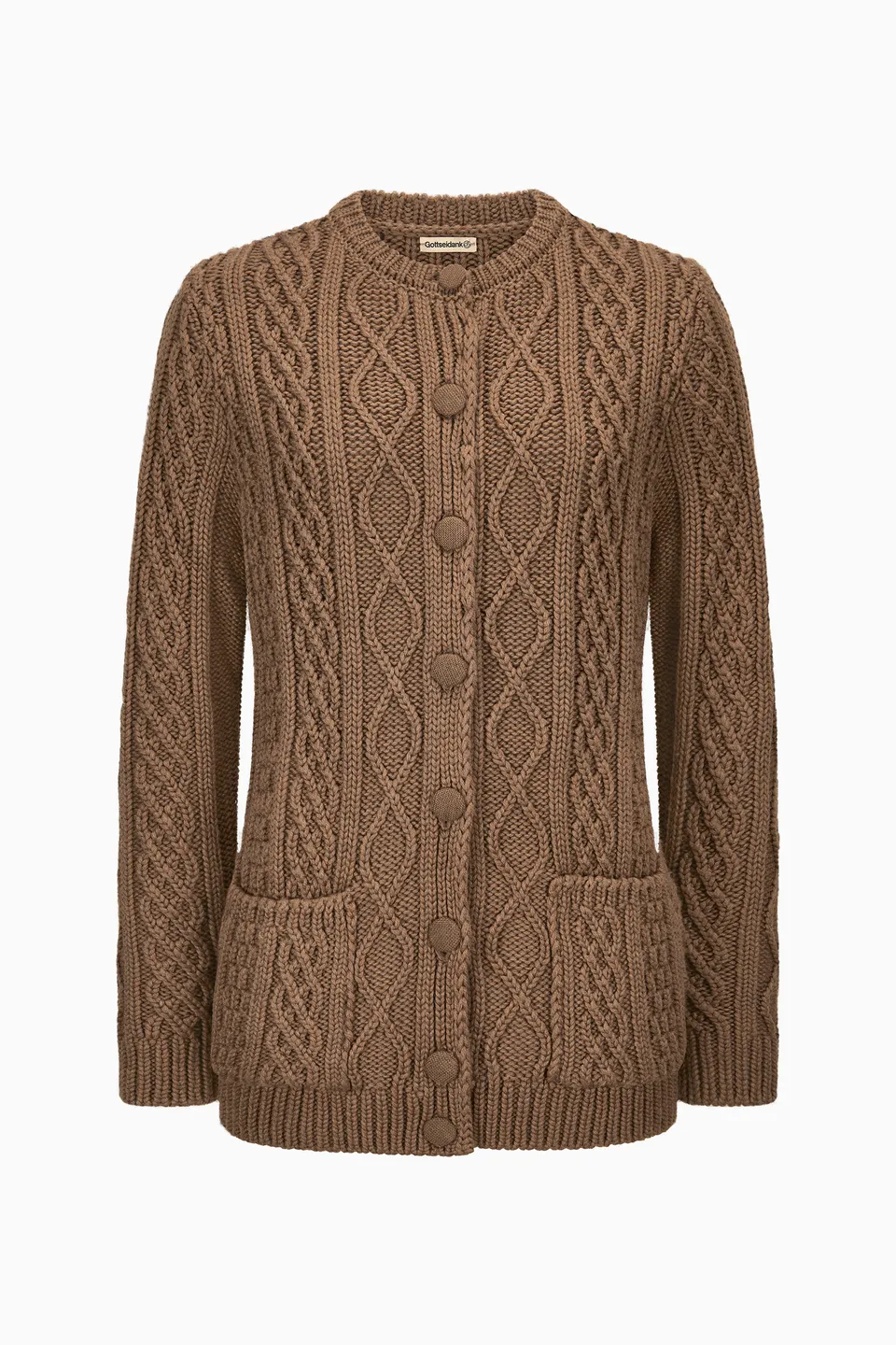 gottseidank-damenstrickjacke-ren-e-trachtenjacke-mit-zopfmuster image 1