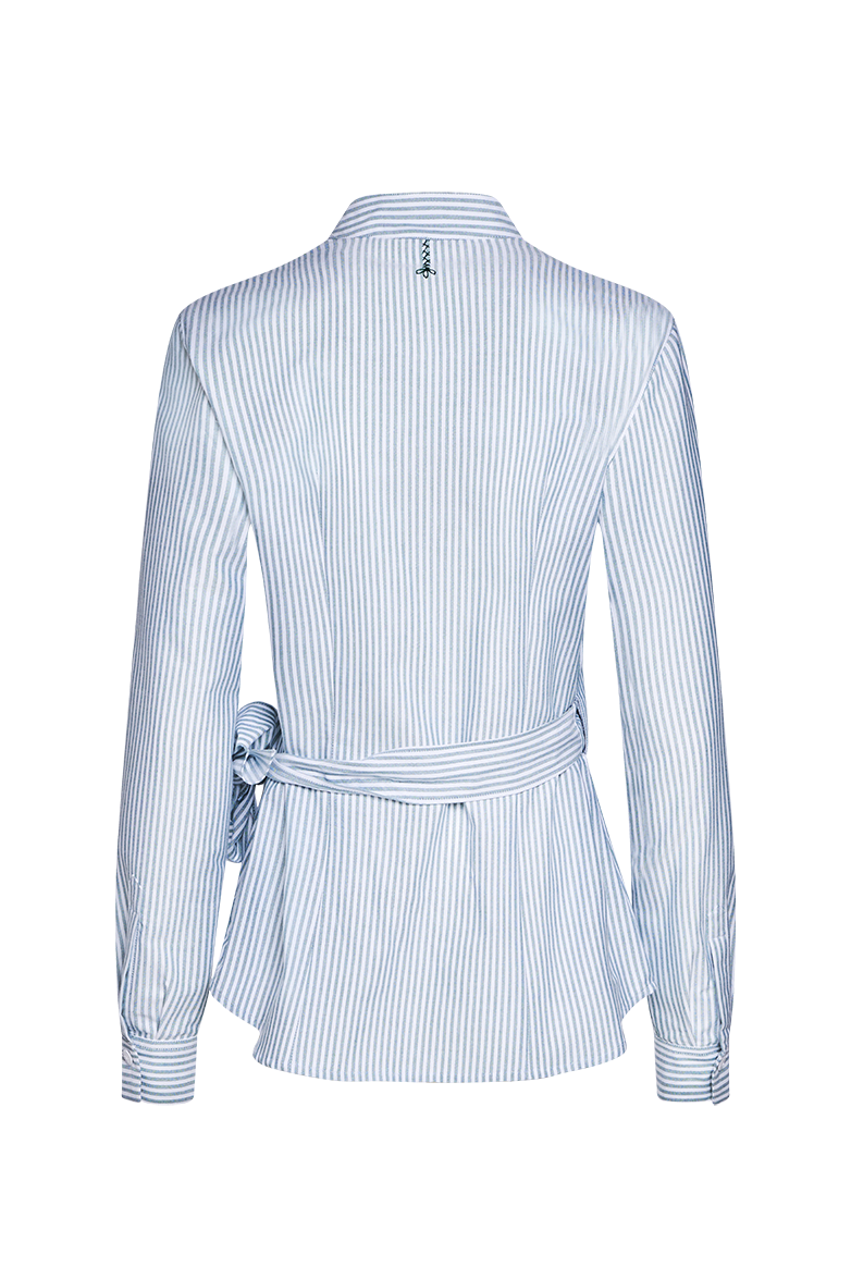 g-ssl-wickelbluse-schwesternstreif-damen-baumwollbluse image 2