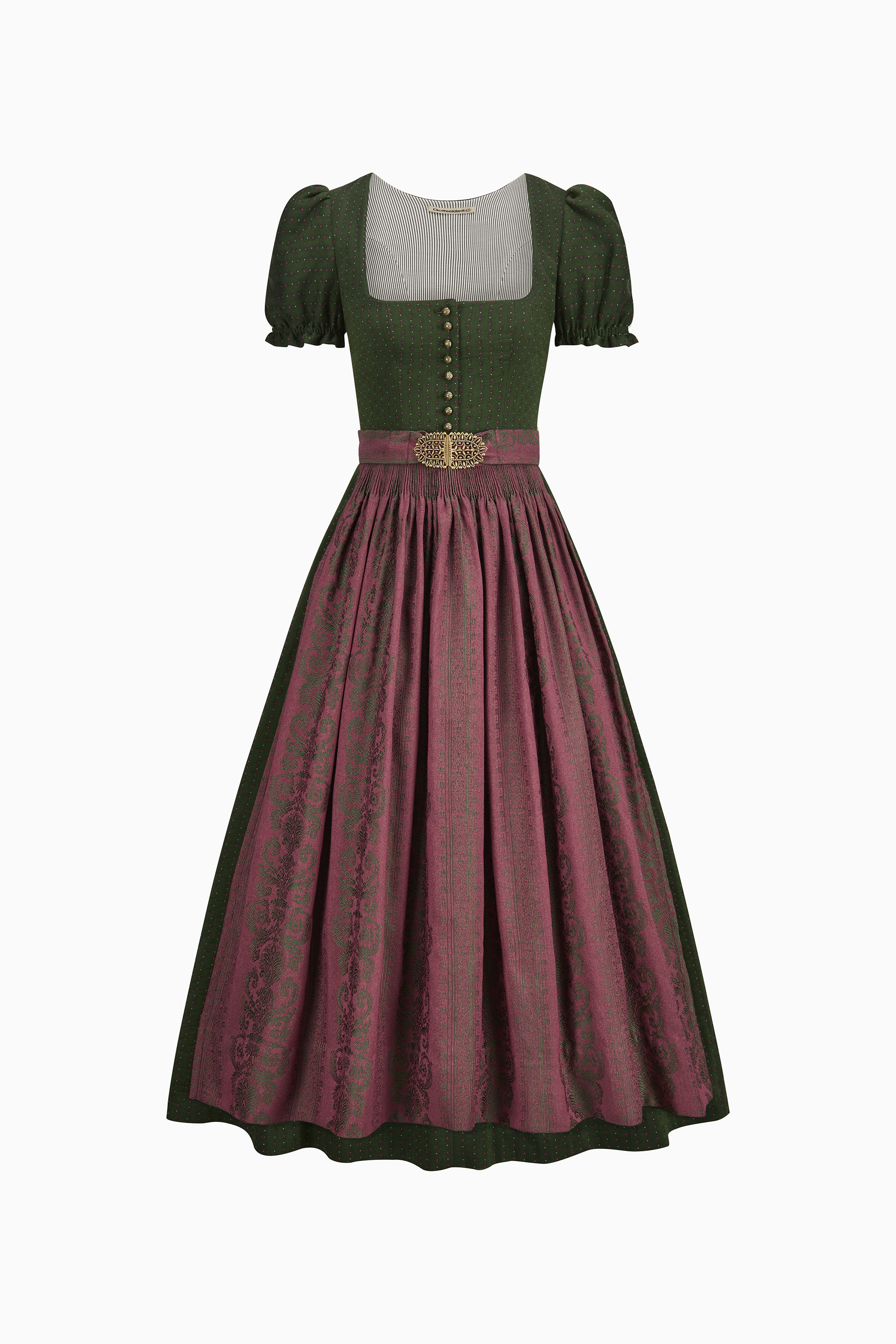 gottseidank-elodie-dirndl-gerader-ausschnitt-puffarm image 5