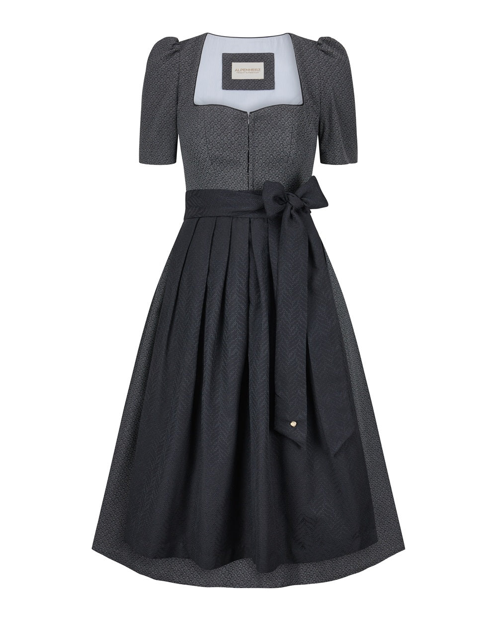 alpenherz-dirndl-johanna-anthrazit-jacquard image 1
