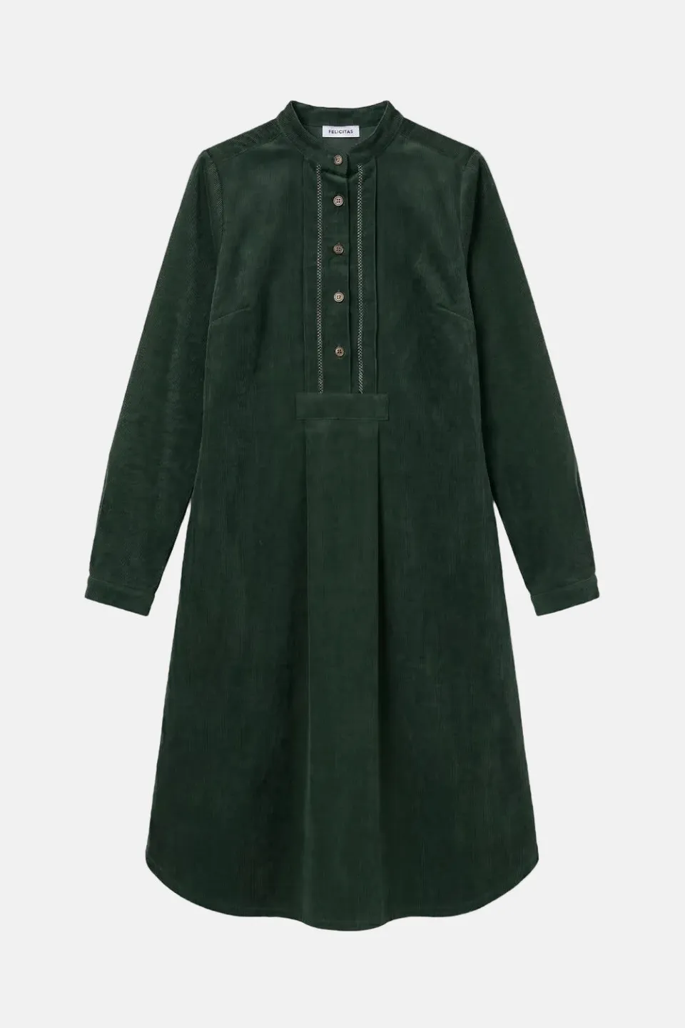 felicitas-kareen-damen-feincord-kleid-mit-stehkragen image 1
