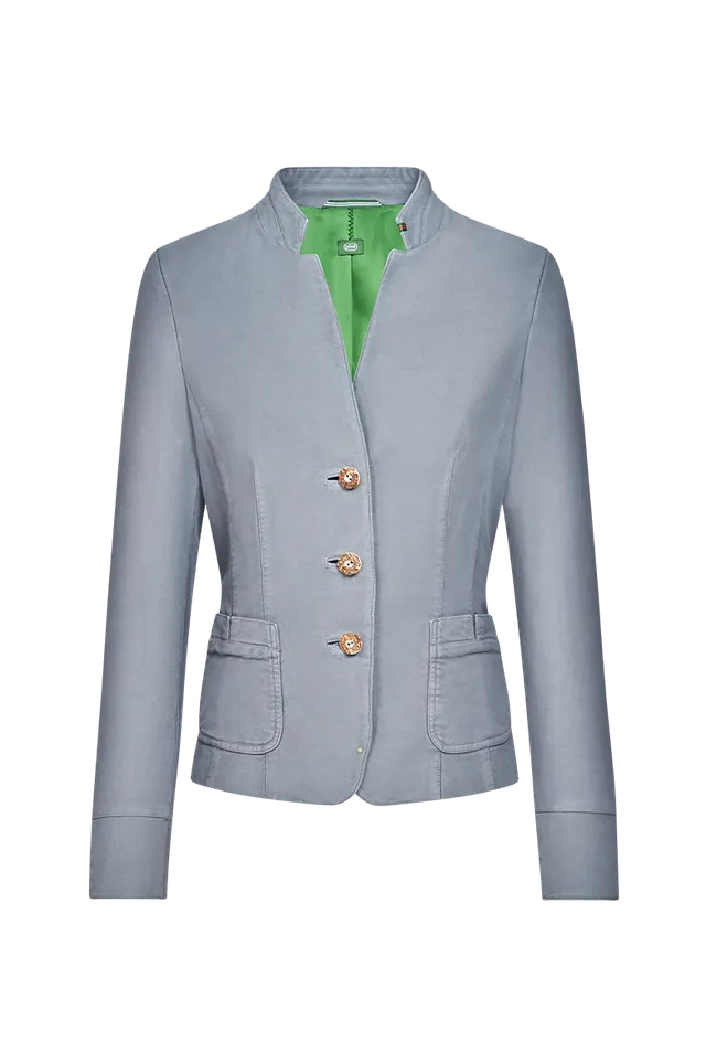 g-ssl-patinierte-stehkragen-jacke-damen-grau-schwarz image 1