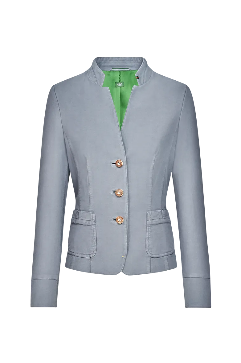 g-ssl-patinierte-stehkragen-jacke-damen-grau-schwarz image 1