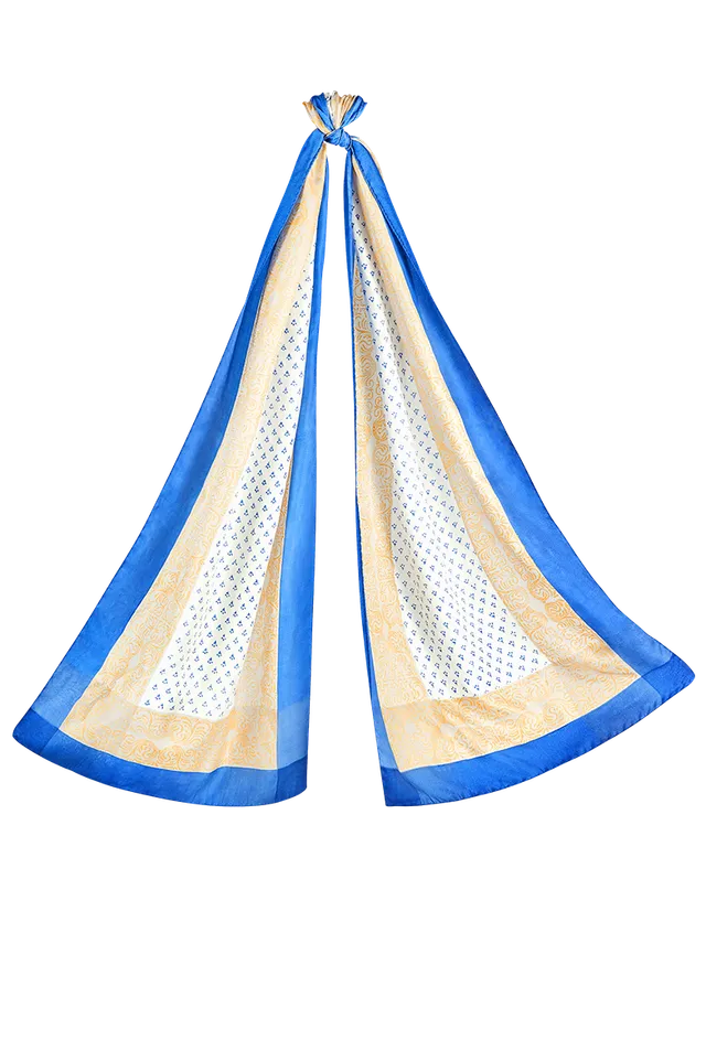 g-ssl-golddruck-schal-44-x-200-cm-reine-seide image 1