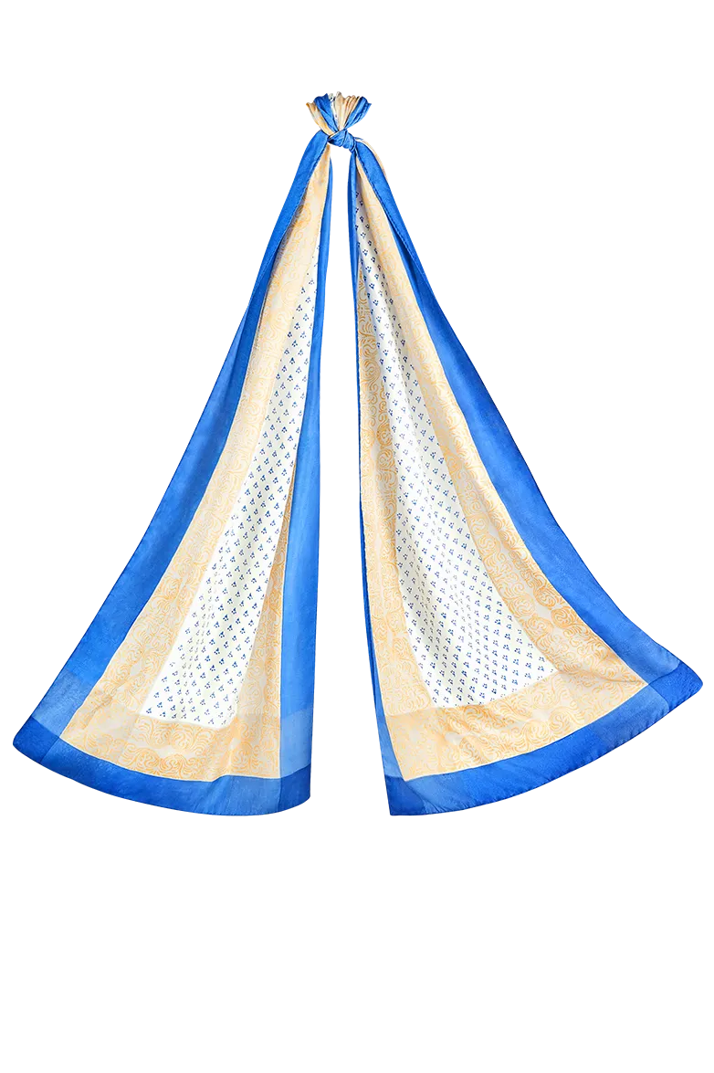 g-ssl-golddruck-schal-44-x-200-cm-reine-seide image 1