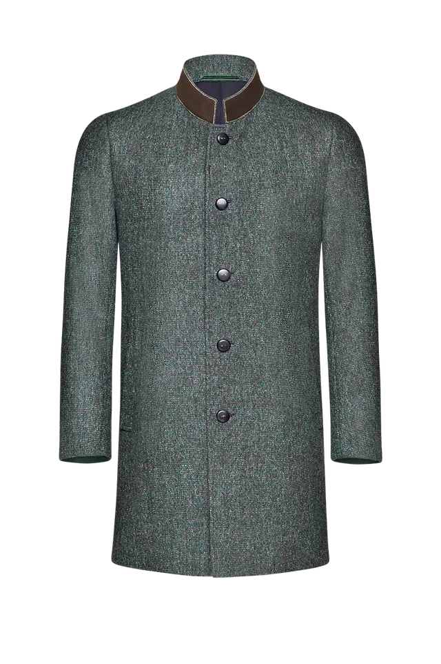g-ssl-schladmingermantel-kurzmantel-loden-hirschleder-grau-gr-n-hornkn-pfe image 1