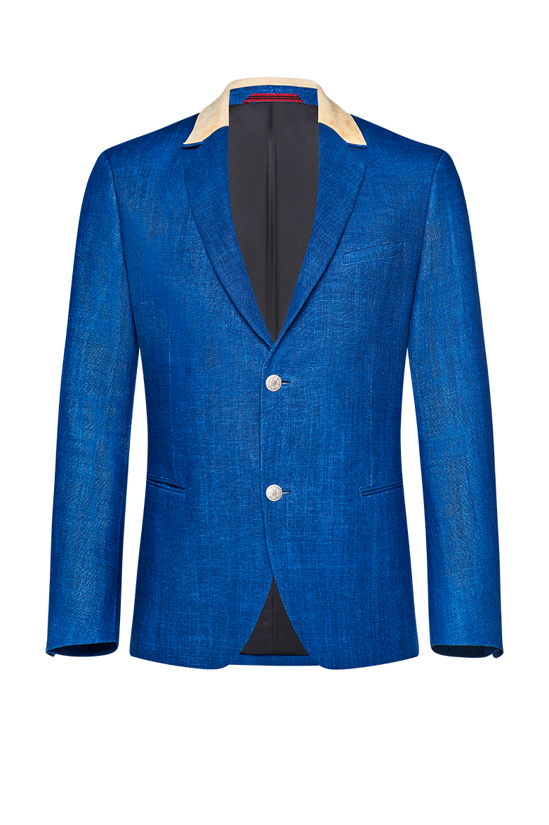 g-ssl-reversjacke-blaue-noblesse-leinen-blau-herren image 1