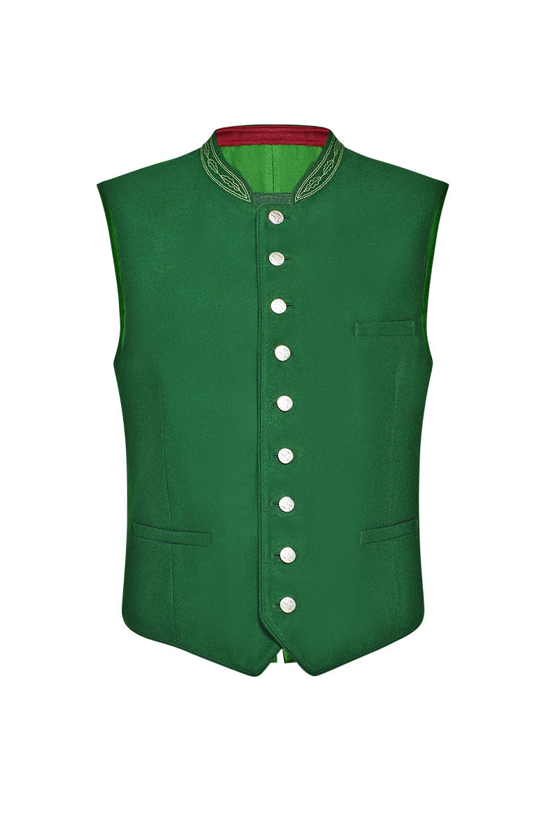 g-ssl-ausseer-gilet-blau-strichloden-weste-mit-eichenlaub-stick-herren image 1
