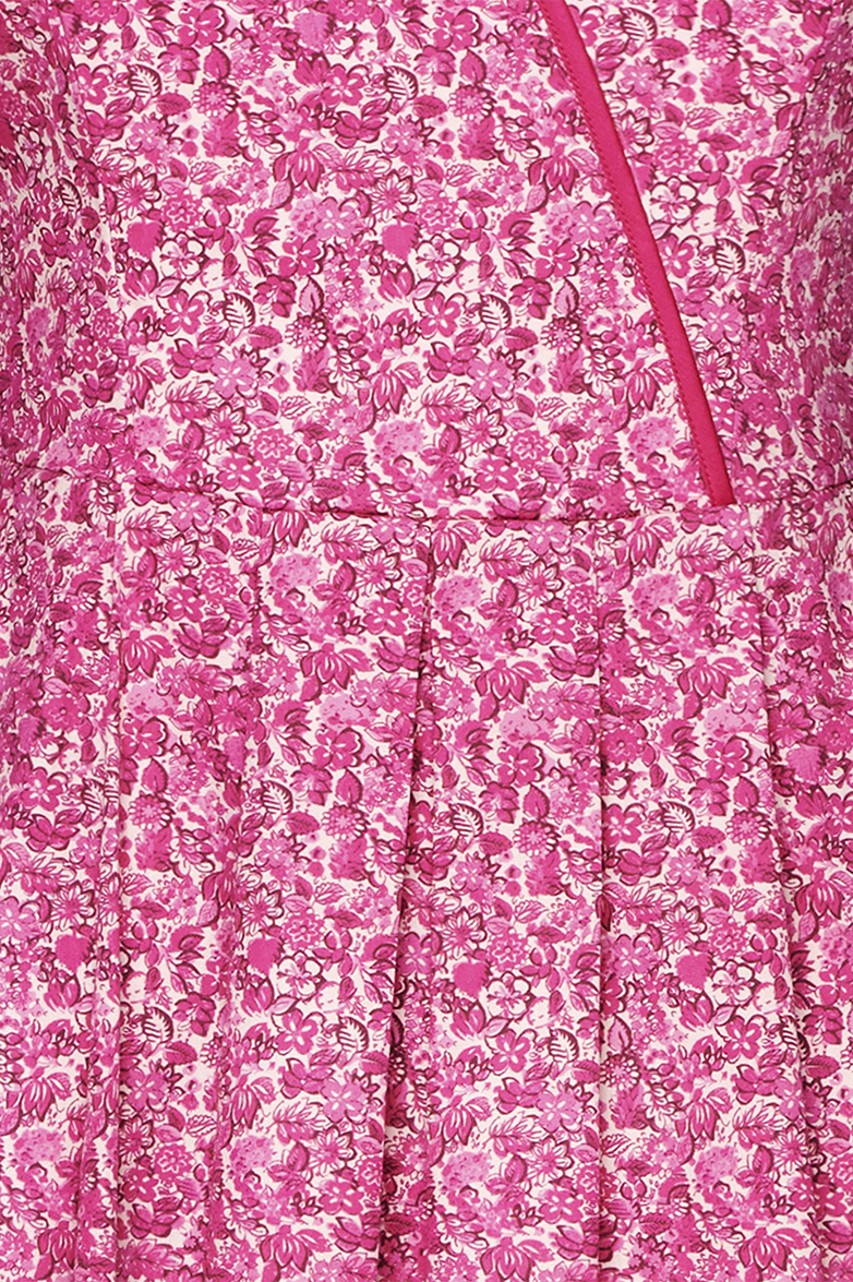 g-ssl-millefleurs-kleid-rosa-baumwolle-v-ausschnitt image 4
