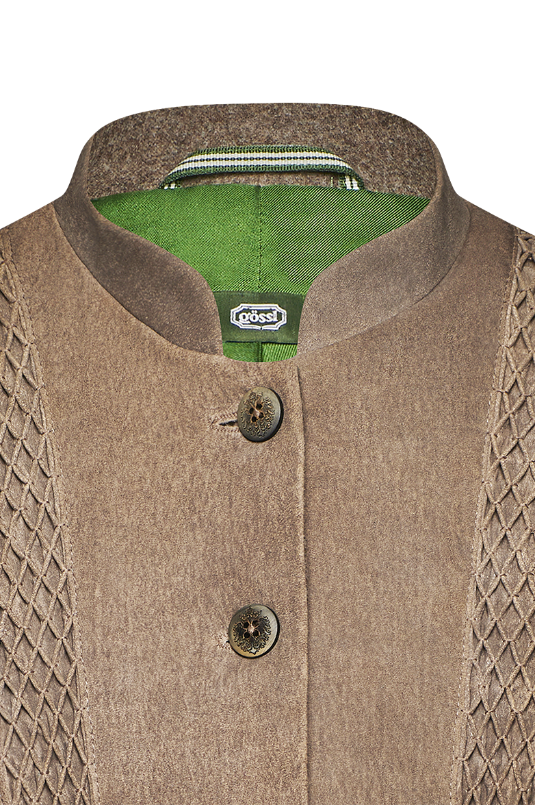 g-ssl-gesmokte-lederjacke-damen-trachten-lederjacke-braun-aus-lammleder image 3