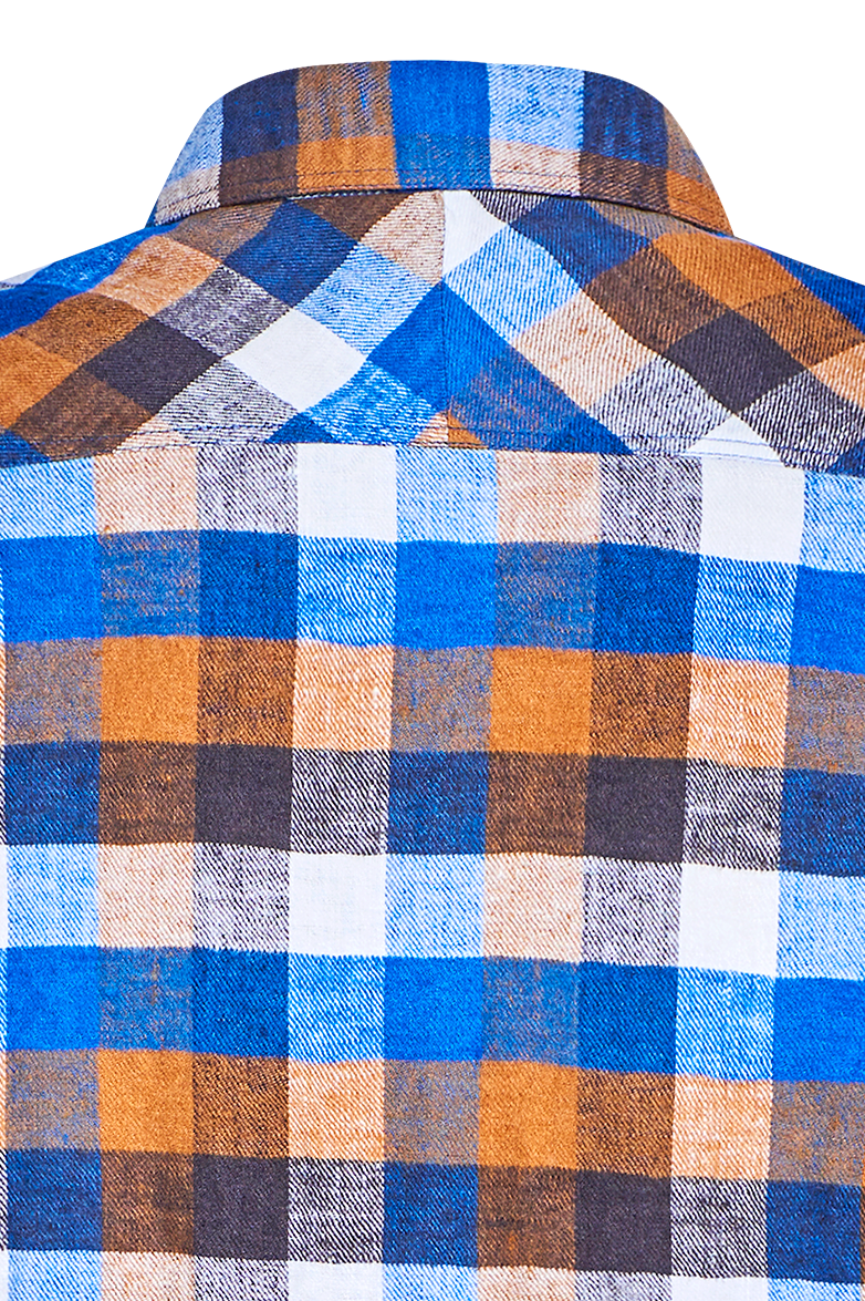 g-ssl-leinenflanell-freizeithemd-karo-in-blau-f-r-herren image 5