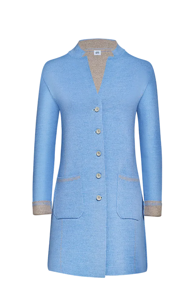 g-ssl-gehrock-in-kontrastfarbe-aus-double-face-strick-blau image 1