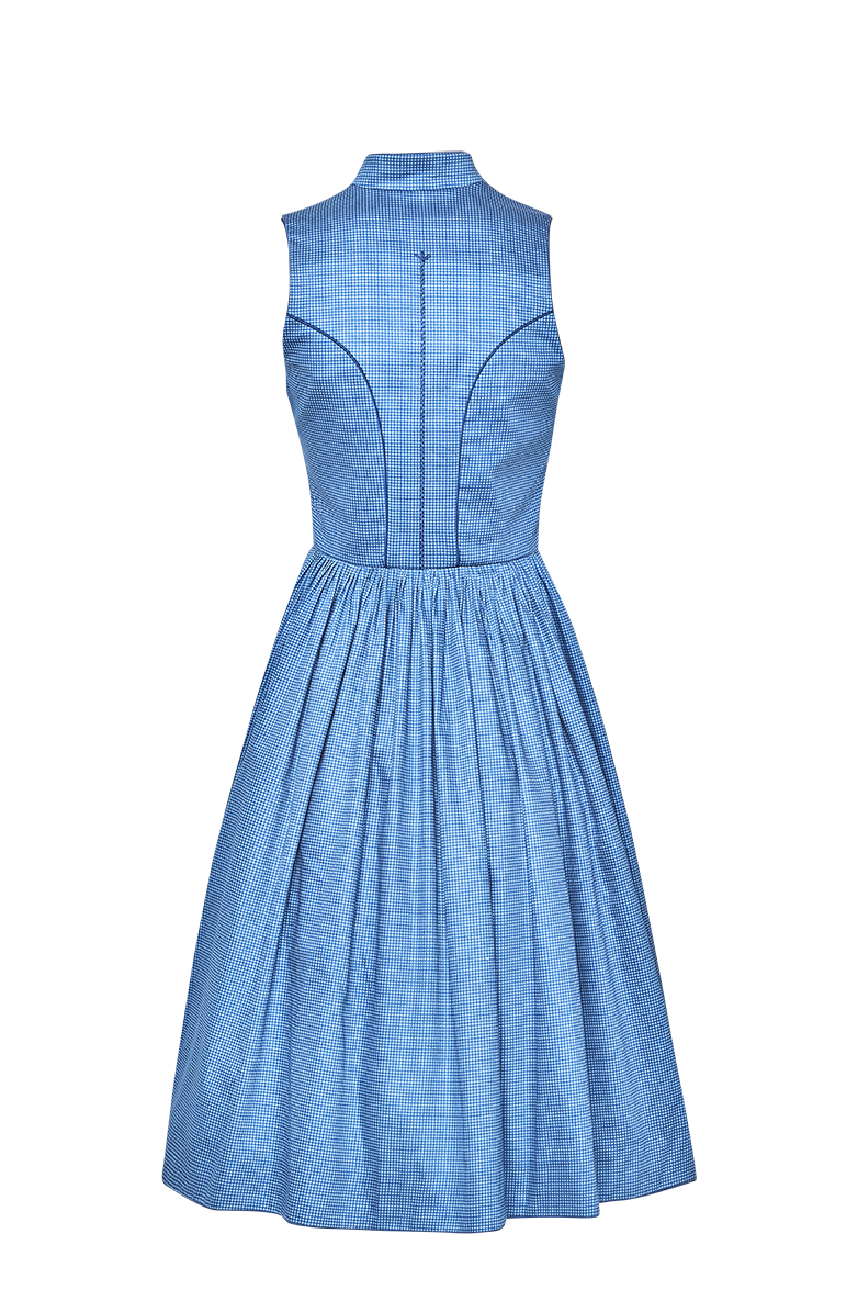 g-ssl-auf-zum-tanz-karodirndl-blau-mit-schneewittchenkragen-70-cm image 2