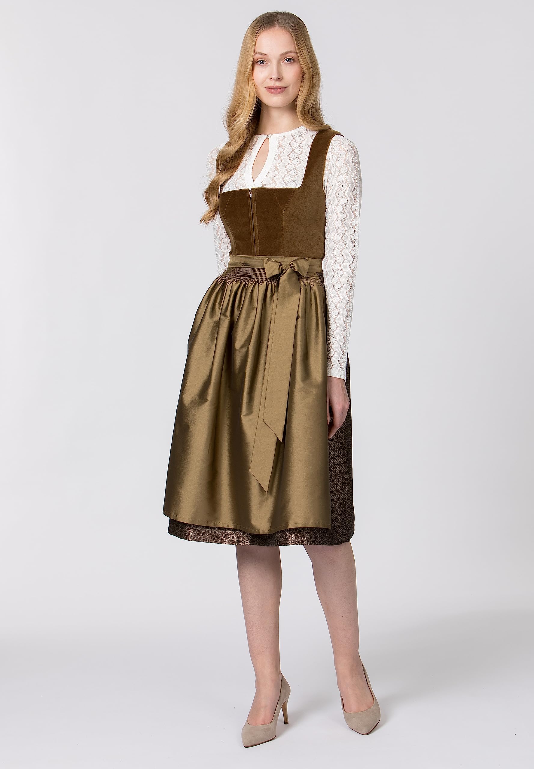 stockerpoint-isola-midi-dirndl-olive-samt image 2