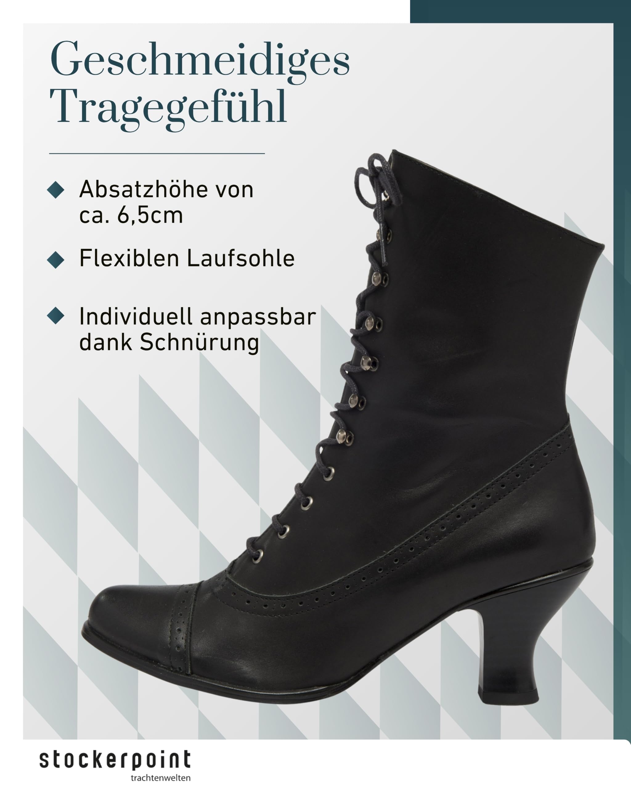 stockerpoint-4490-damen-trachten-stiefel-echtleder-mit-schn-rung image 3