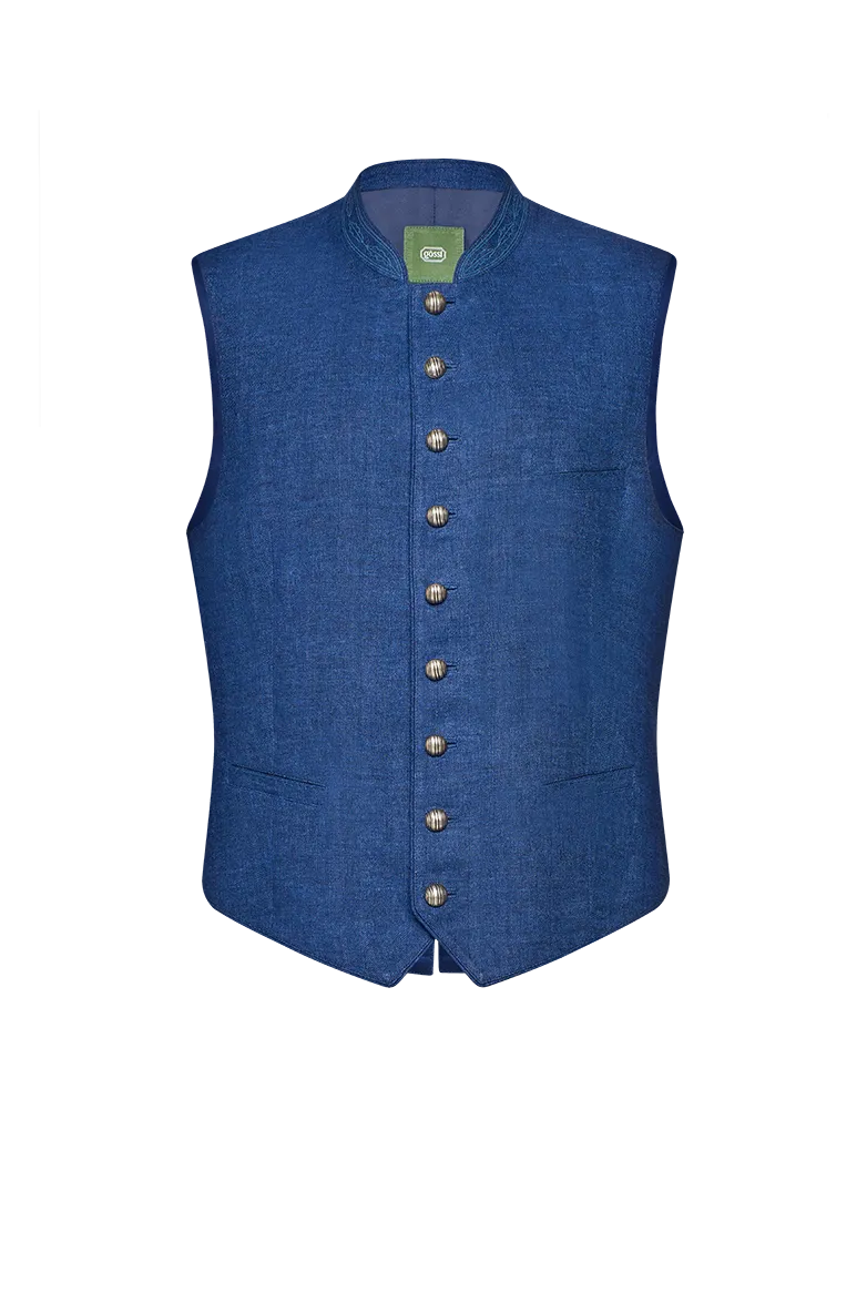 g-ssl-ausseer-gilet-fischgrat-herren-trachtengilet-leinen image 1