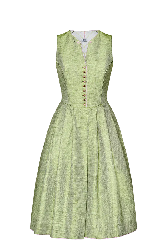 g-ssl-melange-dirndl-hochgeschlossen-mit-glaskn-pfen-70-cm image 1