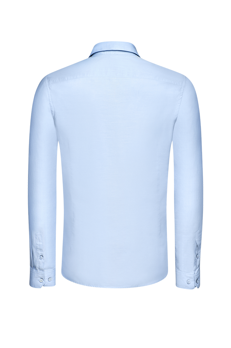 g-ssl-herrenhemd-es-ist-ein-ros-entsprungen-sommerhemd-blau-schmal image 2