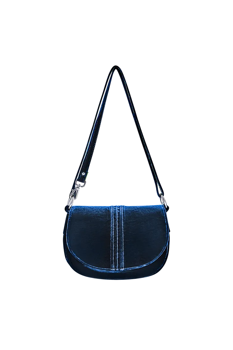 g-ssl-satteltasche-aus-samt-handtasche-blau image 1