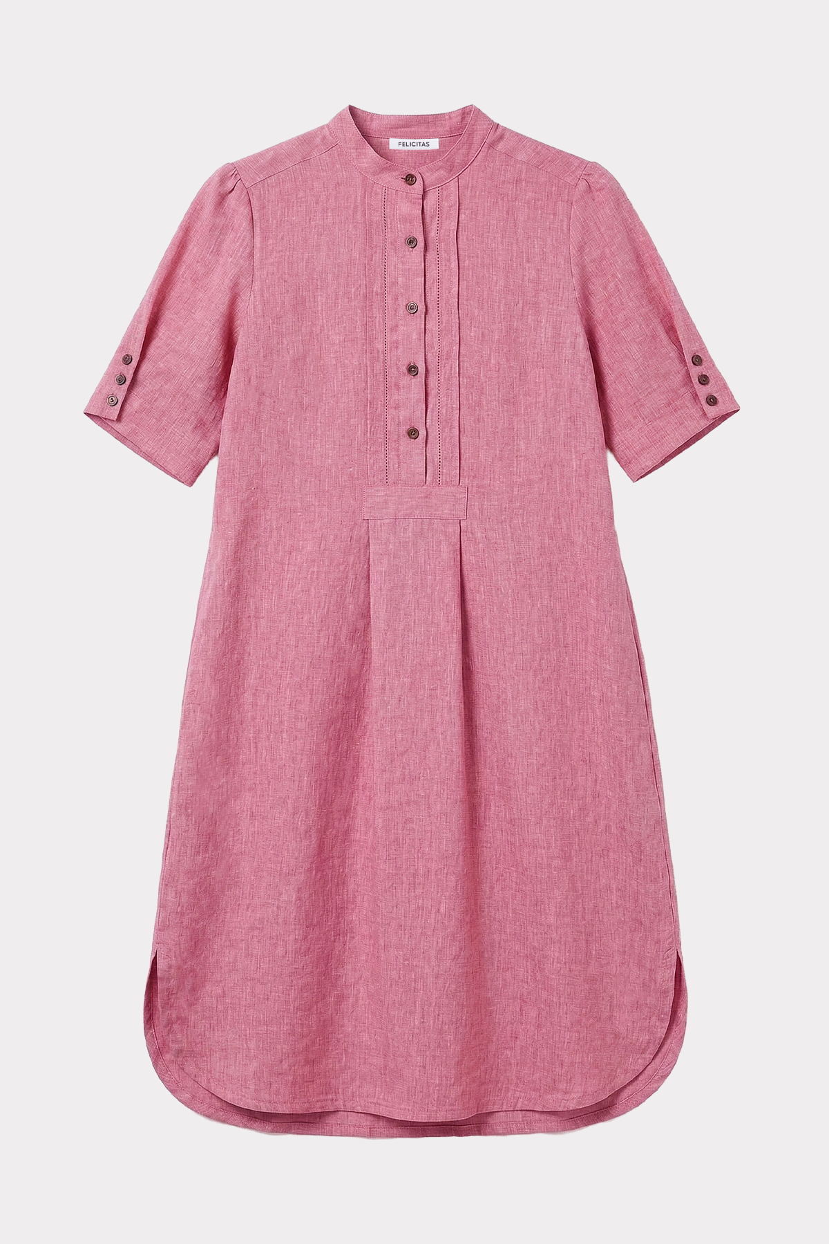 felicitas-damen-kleid-kareen-leinen-baumwolle-mit-taschen image 1
