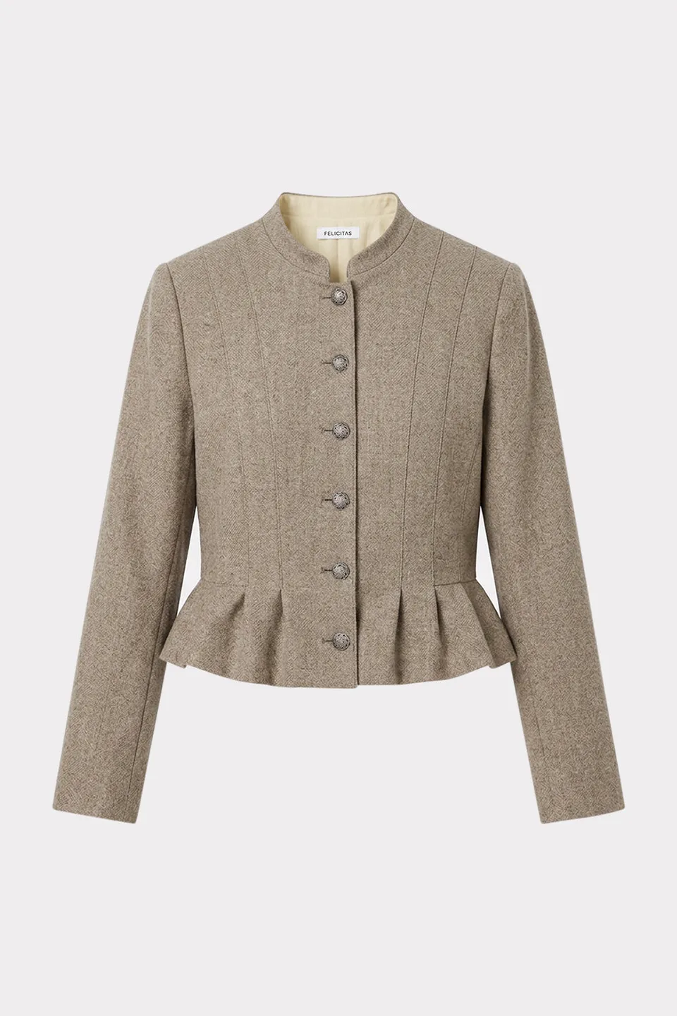 felicitas-damen-jacke-jadelyn-baumwoll-flanell-gestreift image 1