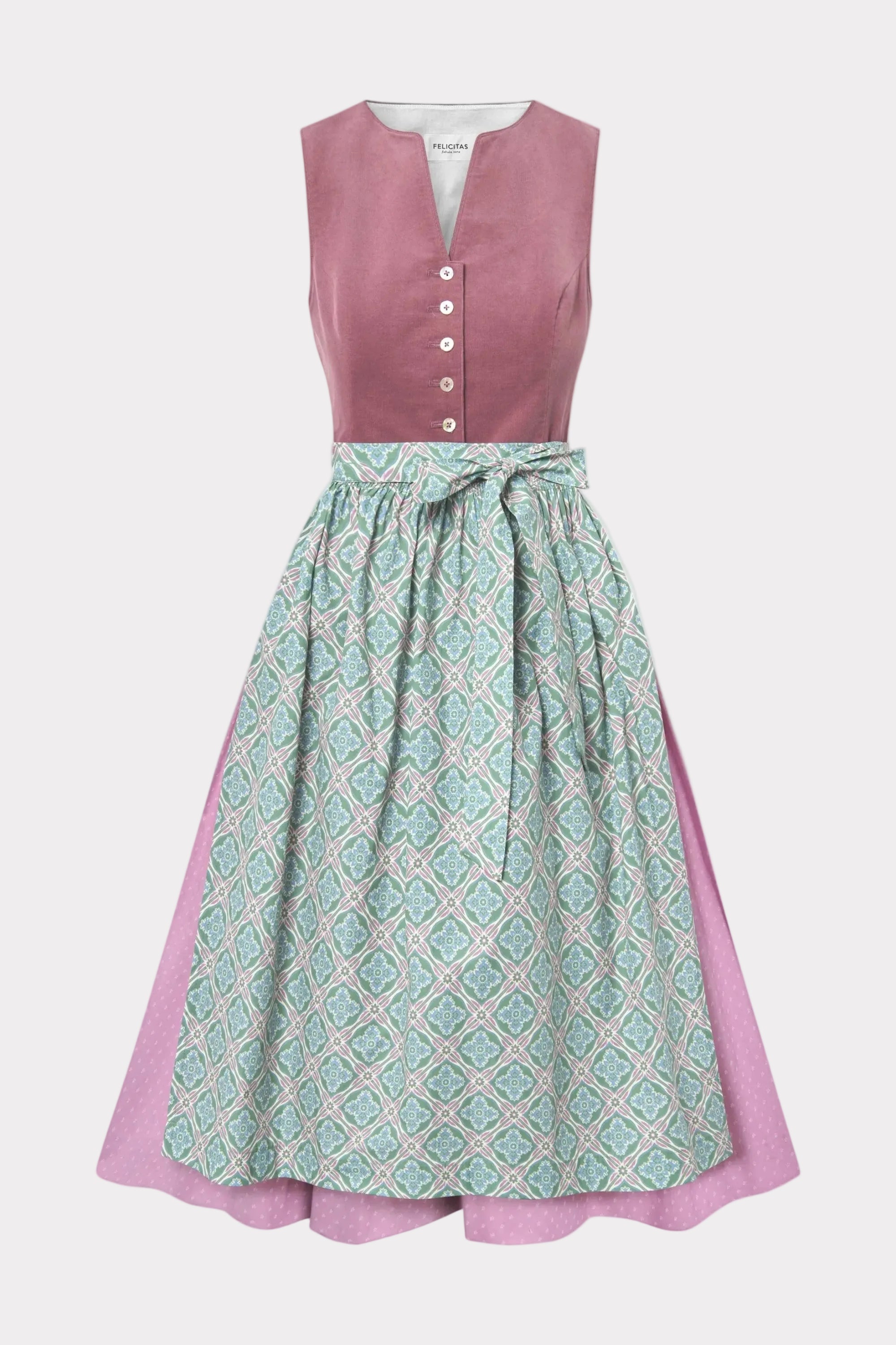 felicitas-damen-dirndl-dorle-mit-sch-rze-sally-midi image 1