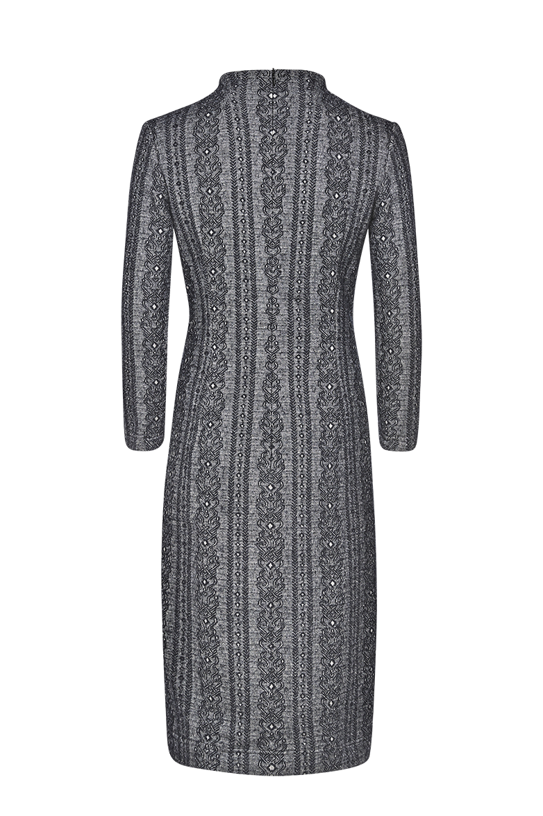g-ssl-schmeichlerin-strickkleid-damen-merinowolle-grau-schwarz image 2