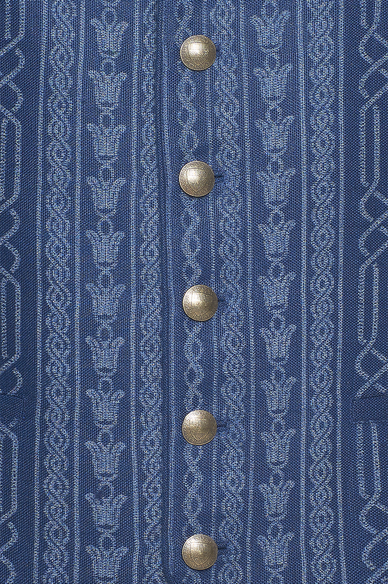 g-ssl-leinengilet-herren-weste-v-ausschnitt-blau image 4
